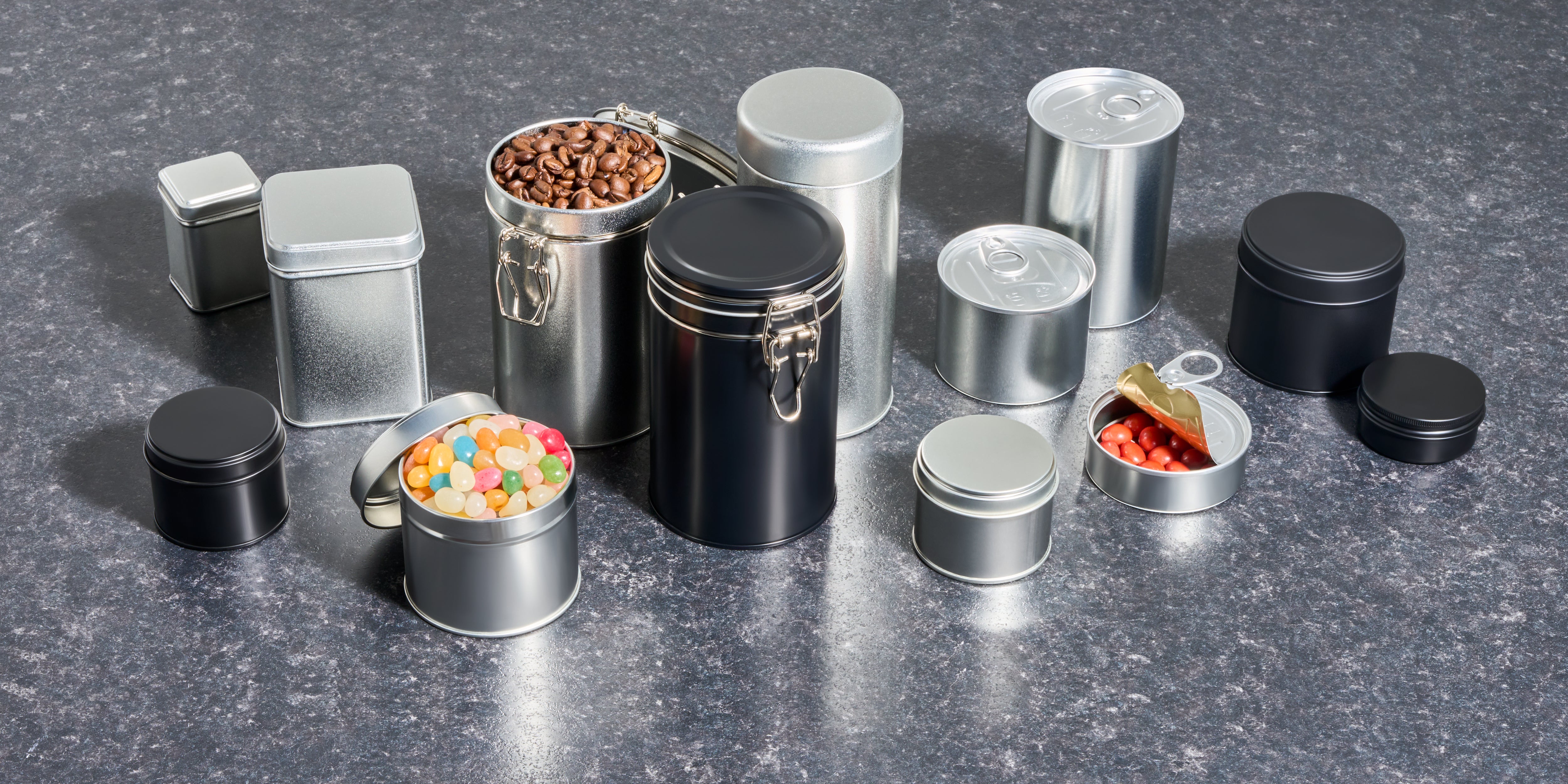 metalen verpakkingen in de keuken