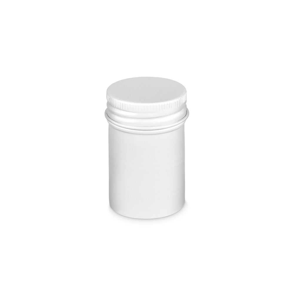 Hoge naadloze aluminium blikken doos met schroefdeksel