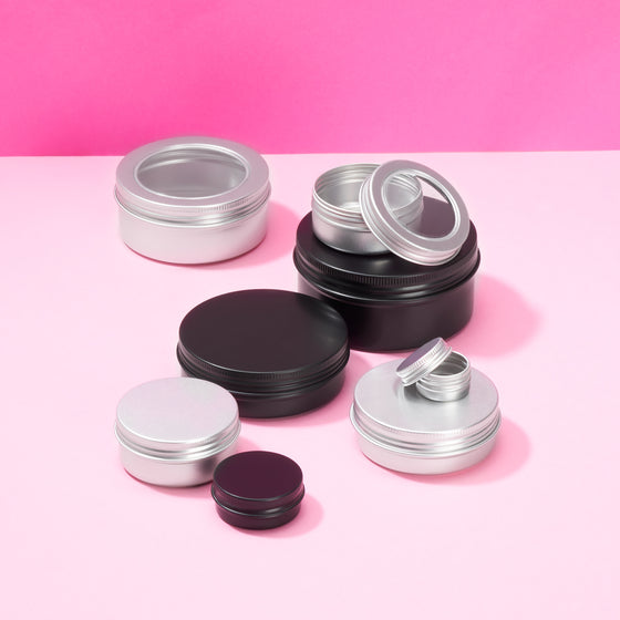 Rond aluminium blik met EPE gecoat schroefdeksel