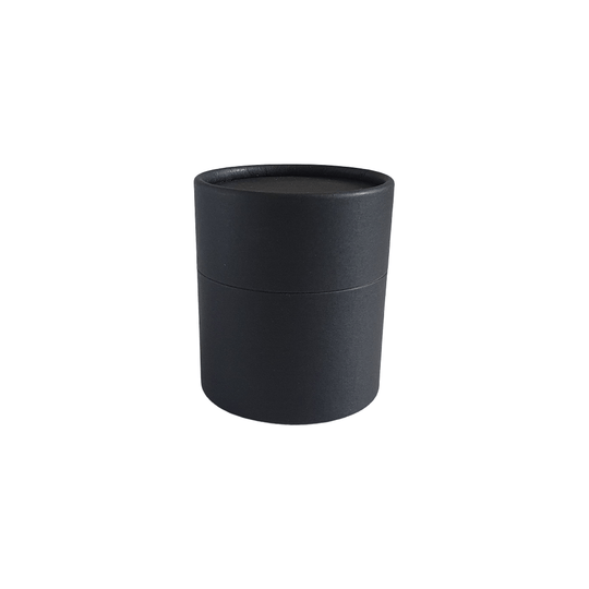 63 x 56 mm zwarte multifunctionele kartonnen koker met schuifdeksel
