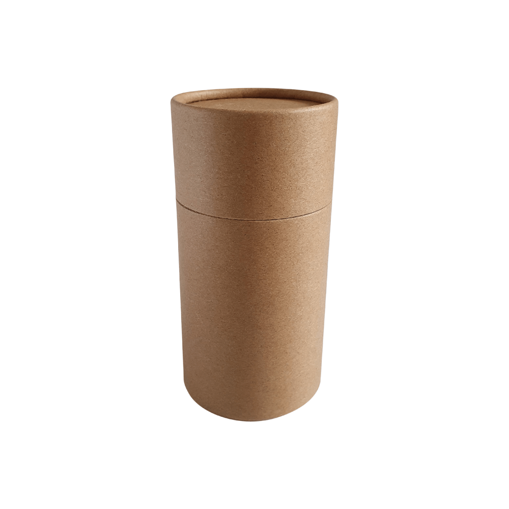 63 x 112 mm bruin kraftpapier multifunctionele kartonnen koker met schuifdeksel