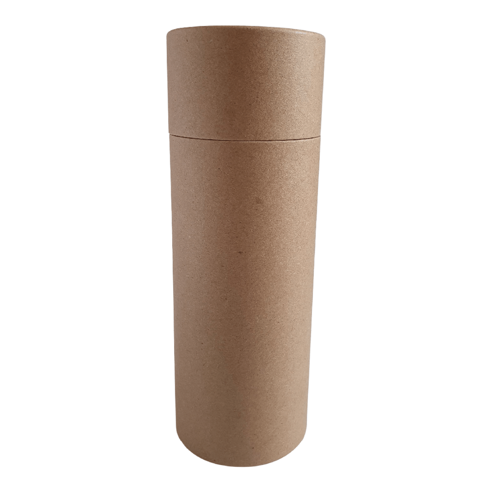 63 x 168 mm bruin kraftpapier multifunctionele kartonnen koker met schuifdeksel