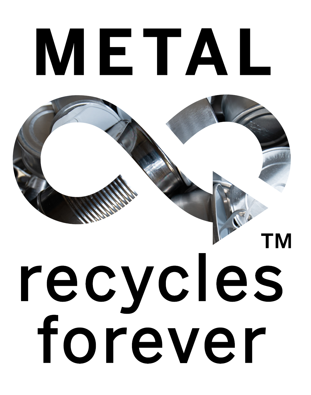 Metaal recycleert voor altijd - logo
