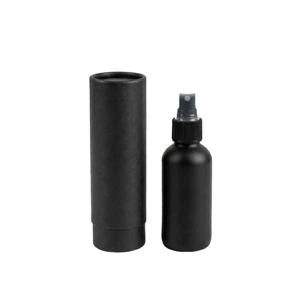Zilver of zwart aluminium fles met schroefdeksel en optionele pomp- of spuitdop