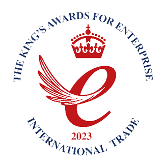 Koninklijke award voor Bedrijf voor Internationale Handel 2023 logo.