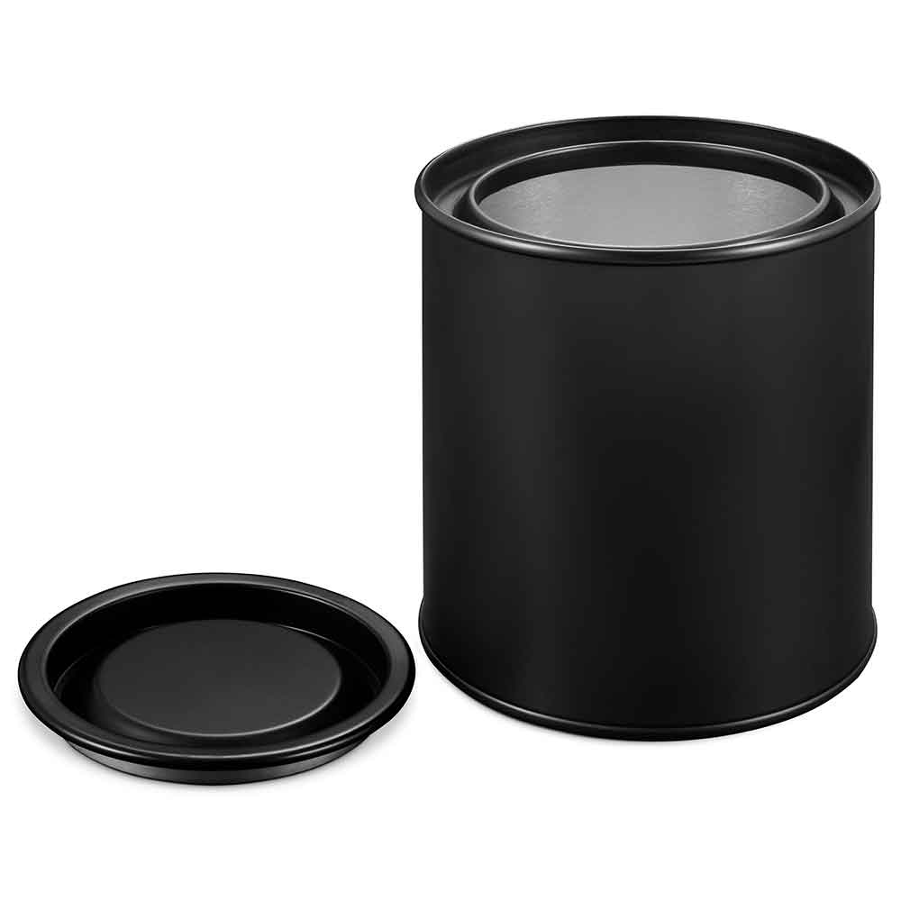 Blik met hefboomdeksel zonder deksel
