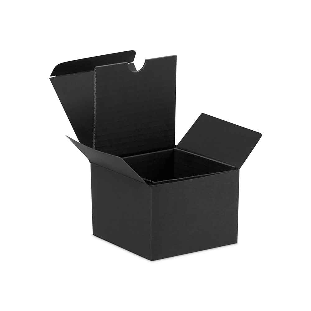 Luxe Plooi-Geschenkdozen in Zwart & Wit