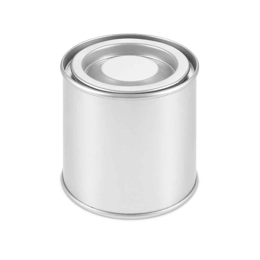 Zwart metalen blik met hefboomdeksel, SKU-code: T0611
