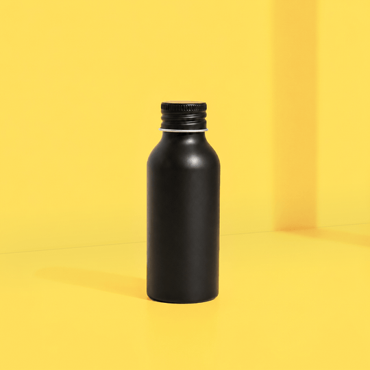 Limited Edition: Hoogglans zwarte aluminium flessen | Exclusieve afwerking