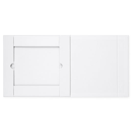 Platte A5 magnetische geschenkdozen in zwart en wit