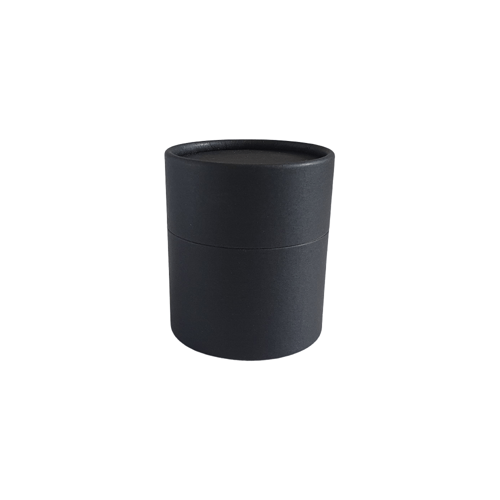 63 x 56 mm zwarte multifunctionele kartonnen koker met schuifdeksel