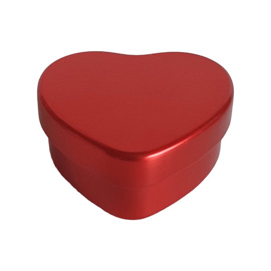 T5612 - Rode hartvormige glossy tinnen verpakking